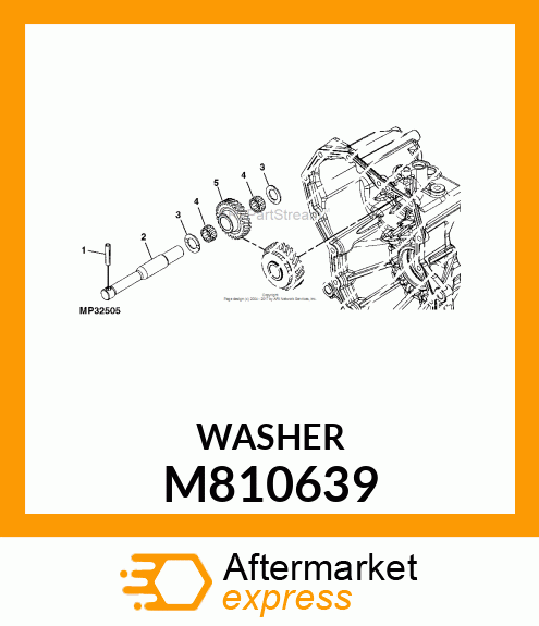 WASHER, 20 X 34 X 2 M810639