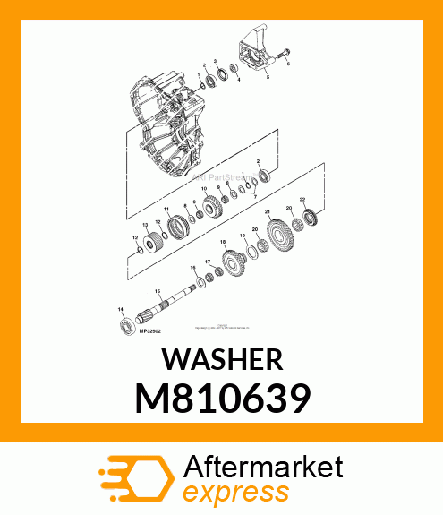 WASHER, 20 X 34 X 2 M810639