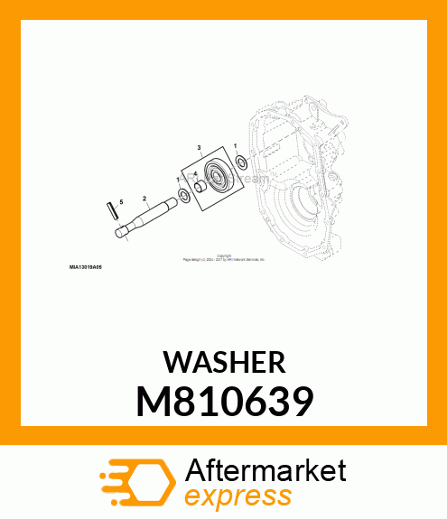 WASHER, 20 X 34 X 2 M810639