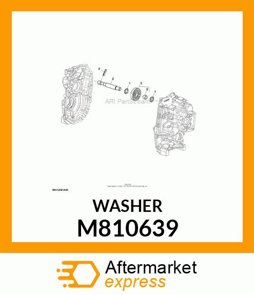 WASHER, 20 X 34 X 2 M810639