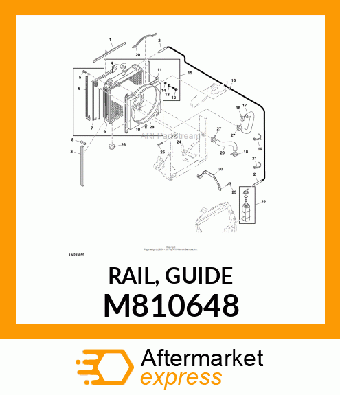 RAIL, GUIDE M810648