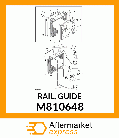 RAIL, GUIDE M810648