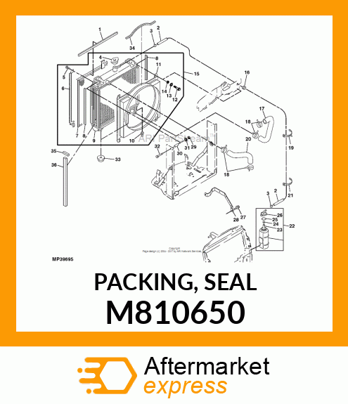 PACKING, SEAL M810650