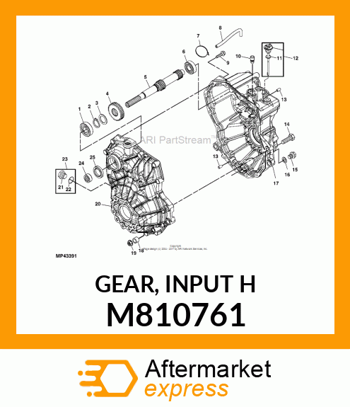 GEAR, INPUT H M810761