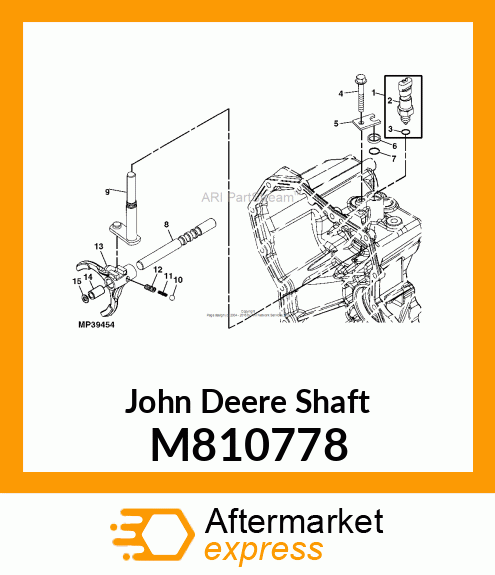 SHAFT, SHIFT FORK M810778