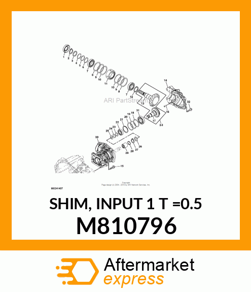 SHIM, INPUT 1 T =0.5 M810796