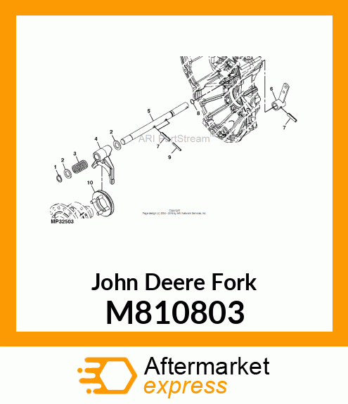 FORK, DIFF LOCK M810803