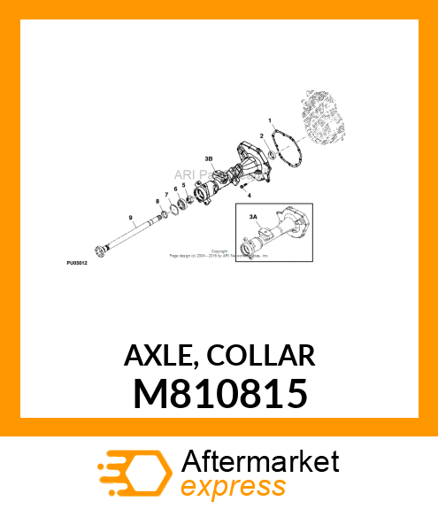 AXLE, COLLAR M810815