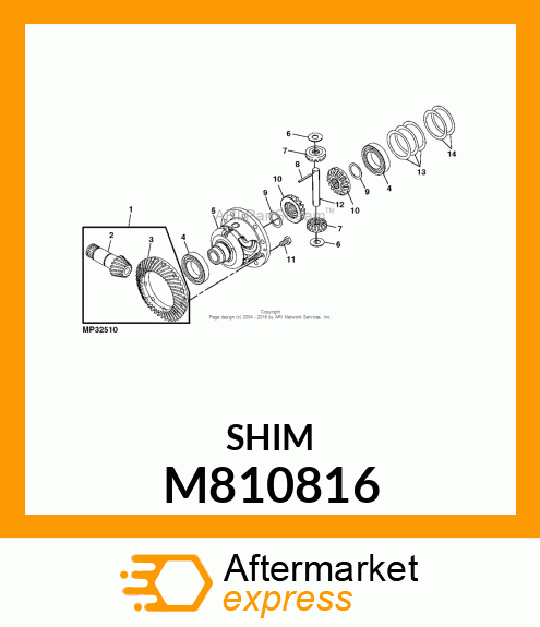 SHIM, A DIFF. M810816