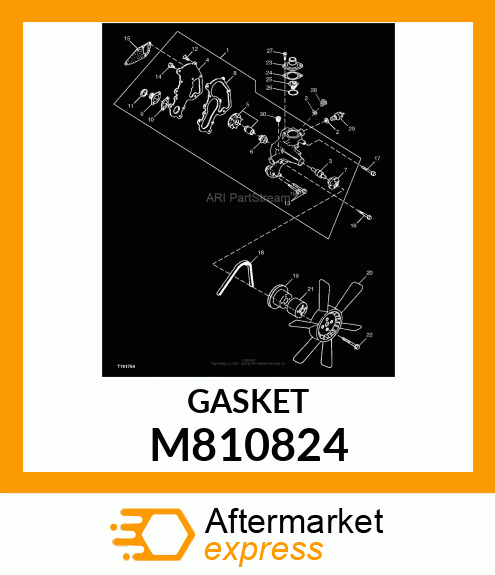 GASKET, FLANGE (PAPER) M810824