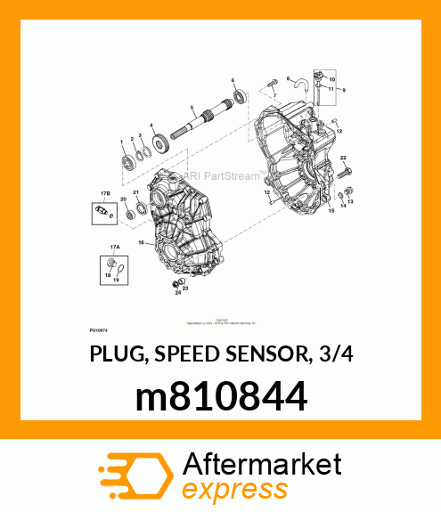 PLUG, SPEED SENSOR, 3/4 m810844