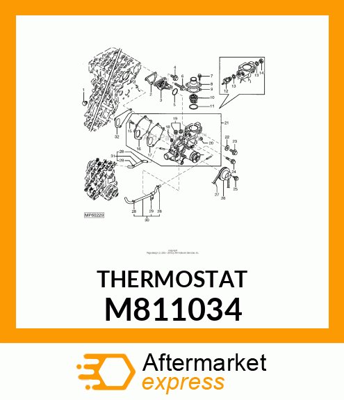 THERMOSTAT, 71 M811034