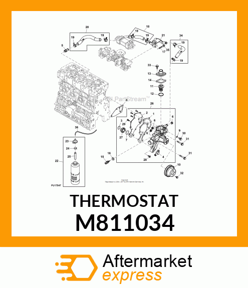 THERMOSTAT, 71 M811034