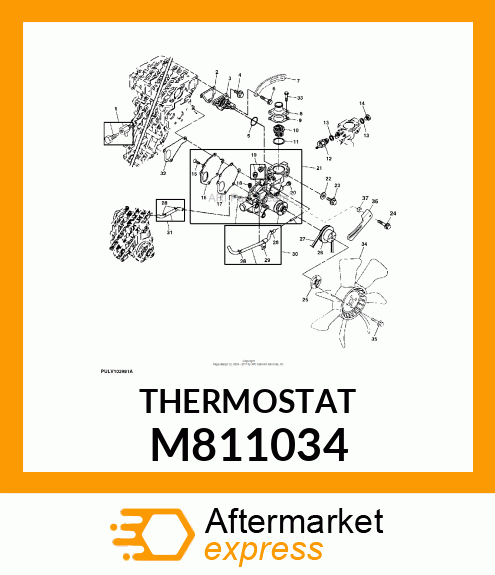 THERMOSTAT, 71 M811034