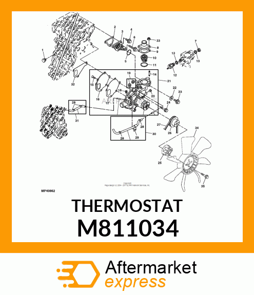 THERMOSTAT, 71 M811034