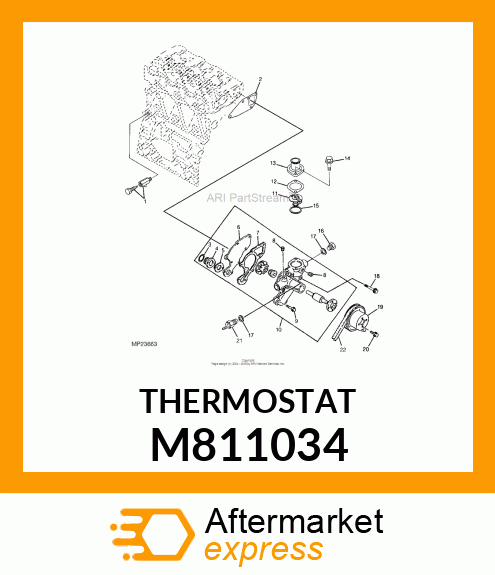 THERMOSTAT, 71 M811034