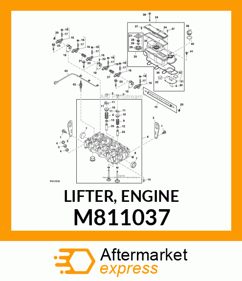 LIFTER, ENGINE M811037