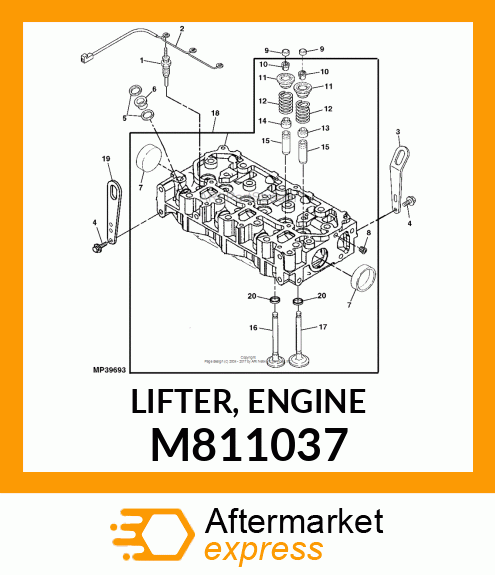 LIFTER, ENGINE M811037