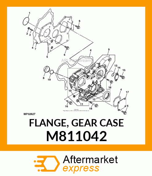 FLANGE, GEAR CASE M811042