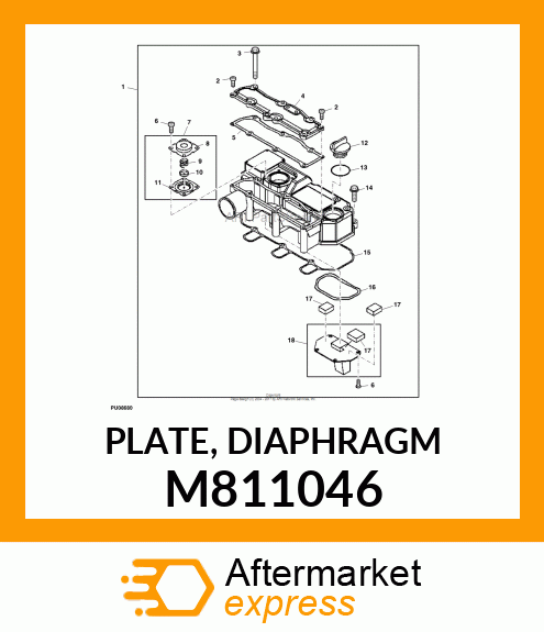 PLATE, DIAPHRAGM M811046