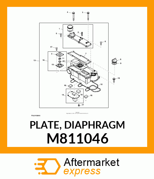 PLATE, DIAPHRAGM M811046