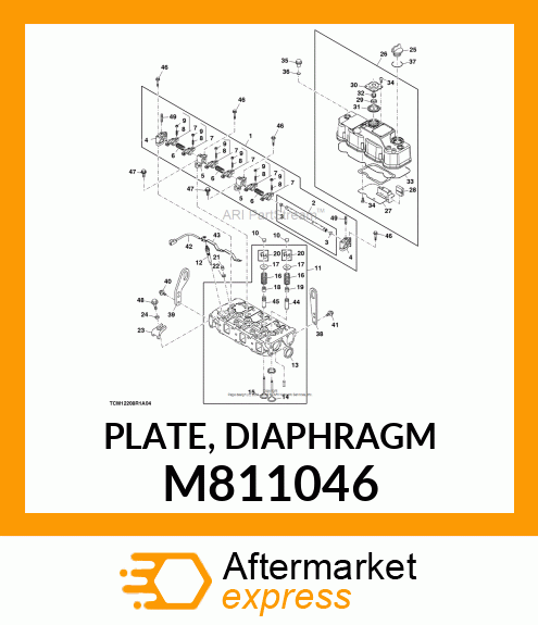 PLATE, DIAPHRAGM M811046