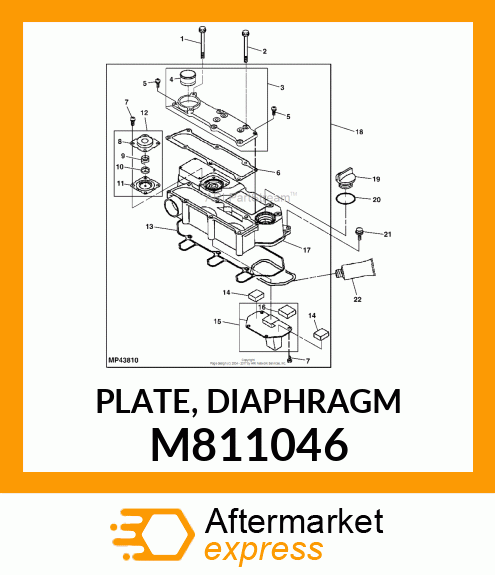 PLATE, DIAPHRAGM M811046