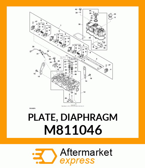 PLATE, DIAPHRAGM M811046