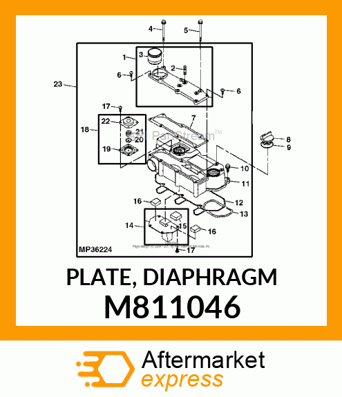 PLATE, DIAPHRAGM M811046