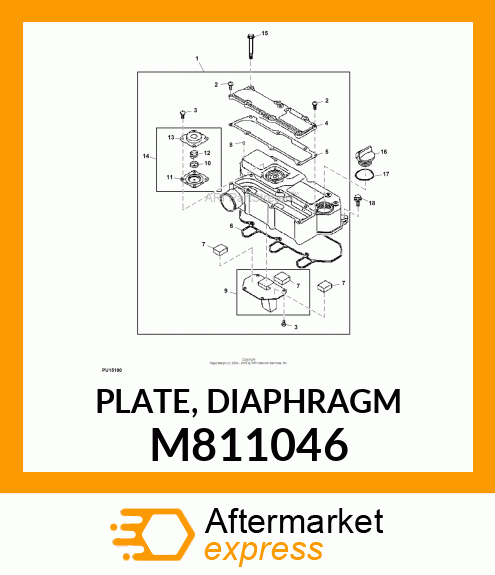 PLATE, DIAPHRAGM M811046