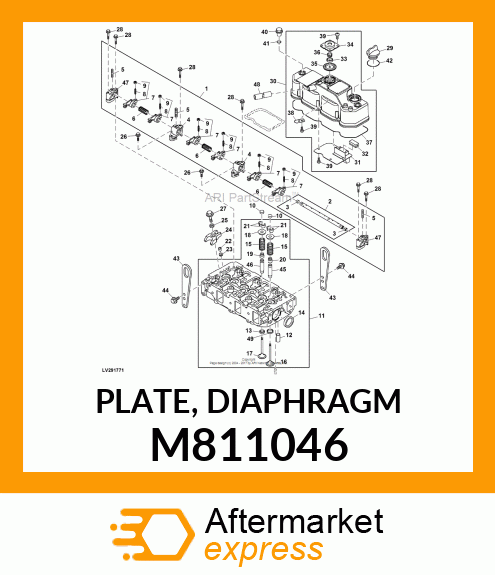 PLATE, DIAPHRAGM M811046