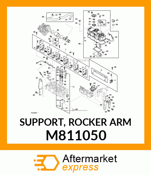 SUPPORT, ROCKER ARM M811050