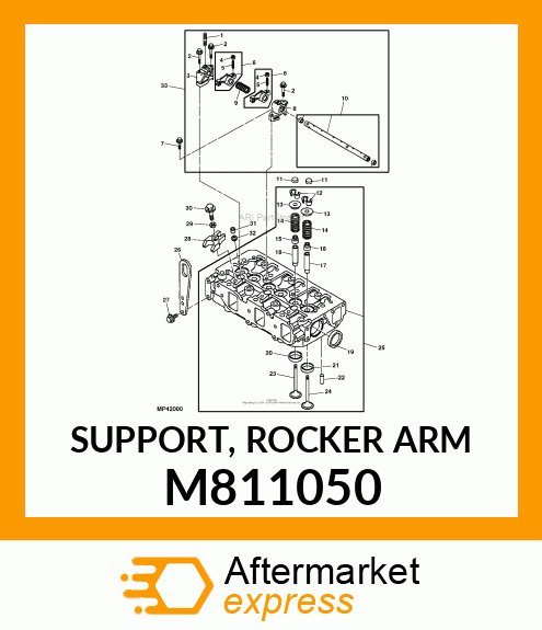 SUPPORT, ROCKER ARM M811050