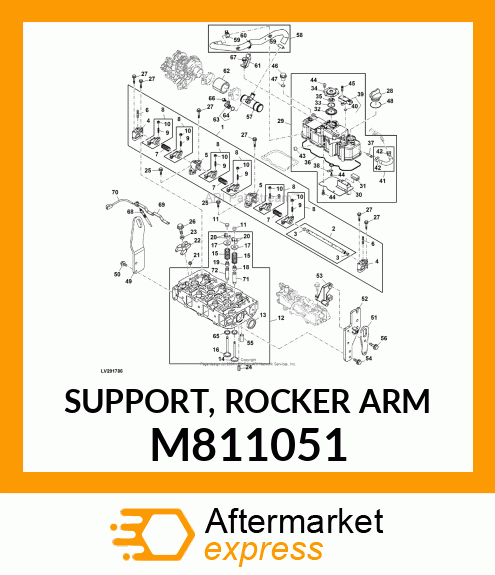 SUPPORT, ROCKER ARM M811051