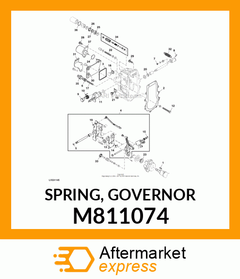 SPRING, GOVERNOR M811074