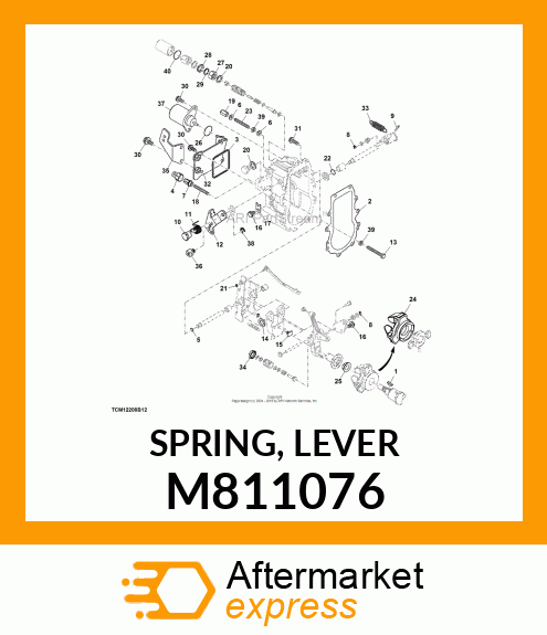 SPRING, LEVER M811076