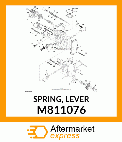 SPRING, LEVER M811076