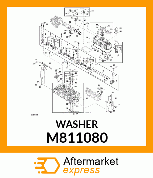 WASHER M811080