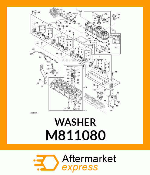 WASHER M811080