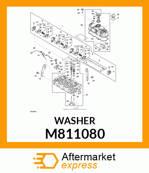 WASHER M811080