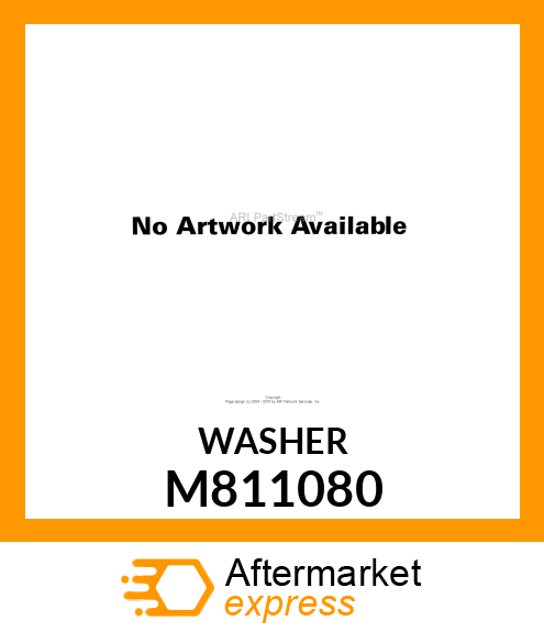 WASHER M811080