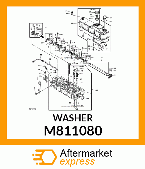 WASHER M811080