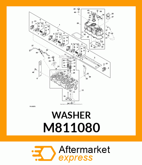 WASHER M811080