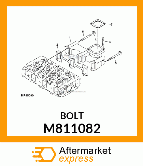 BOLT, M8X80 10.9T M811082