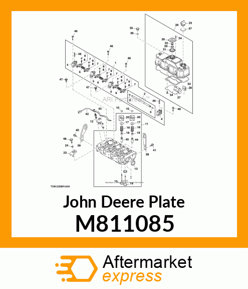 PLATE, BAFFLE M811085