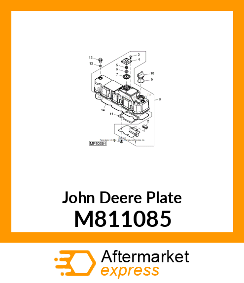 PLATE, BAFFLE M811085