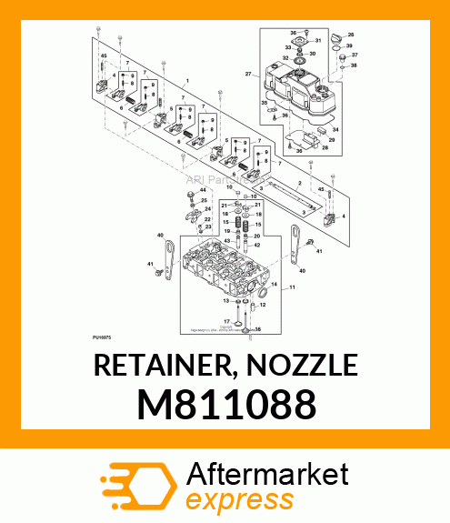 RETAINER, NOZZLE M811088