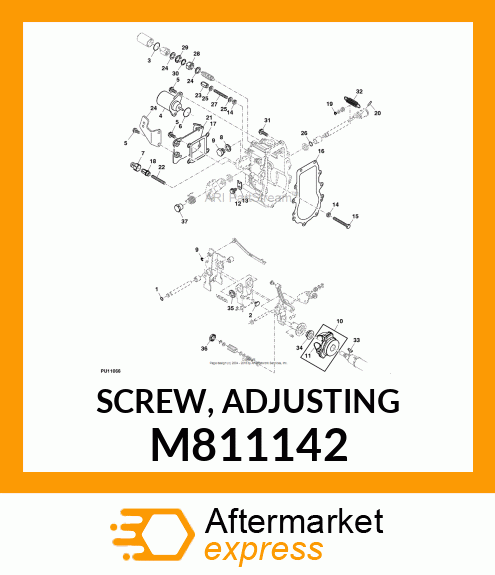 SCREW, ADJUSTING M811142