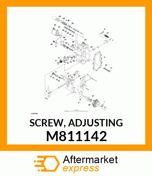 SCREW, ADJUSTING M811142