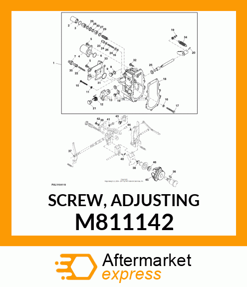 SCREW, ADJUSTING M811142